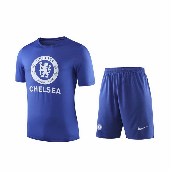 Camiseta de Entrenamiento Chelsea Conjunto Completo 2019 2020 Azul